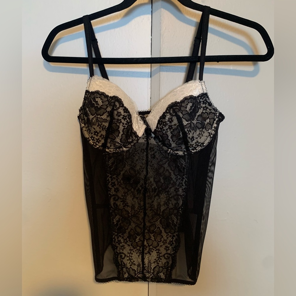 Black Corset/Bustier Top